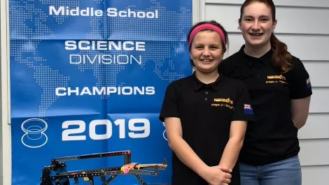 Kiwi girls take on robotics world… and WIN