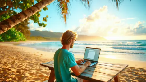 Half of Aussie tech staff may work remotely from holidays